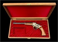 Cased A. Uberti / Navy Arms Engraved Model