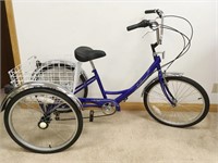 NEW PARKLANE ADULT TRICYCLE-6 SPEED WITH BASKET