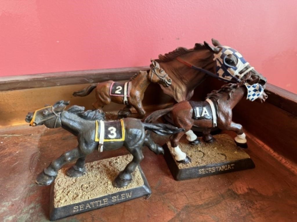 Horse Figurine and Bobbleheads including