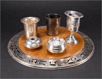 Judaica Sterling Silver Collection Group Lot