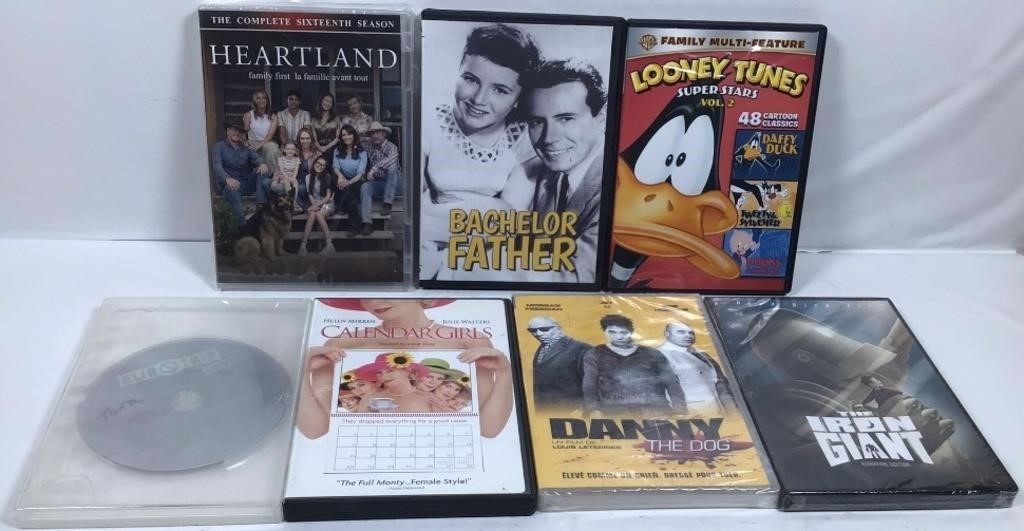 New Open Box Lot of 7 DVD’s