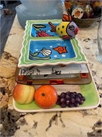 Group of Asst. Decorative Platters