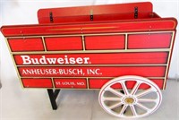 Budweiser Display: 24"W x 46"D x 35.5"T Not Rollin