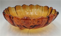 Vintage Indiana Glass Co. Dark Amber Bowl