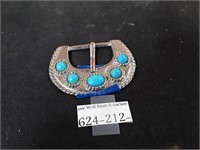 Turquoise Stone Belt Buckle