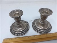 Matching weighted Sterling candlestick 533 G