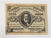 5 Cent Fractional Currency FR-1239