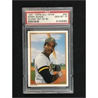 1987 Topps Glossy Allstar Barry Bonds Psa 10