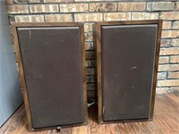 Vintage Sonic Woodgrain Speakers