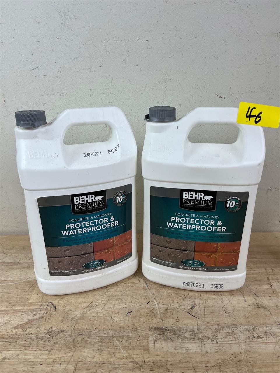 2 Gallons of Behr Concrete Waterproofer New