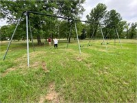 Large 6-person Metal Swing 36ft L x 11ft H
