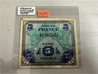 1942 WWII CURRENCY NOTE