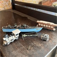 Vintage Plastic Boat, Assorted