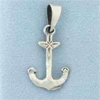 Anchor Pendant in Sterling Silver