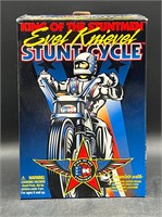 1998 EVEL KNIEVEL STUNT CYCLE TOY IN BOX