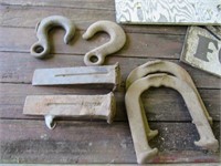 splitting wedges,horseshoes & hooks