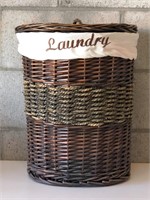 Wicker Laundry Basket with Lid