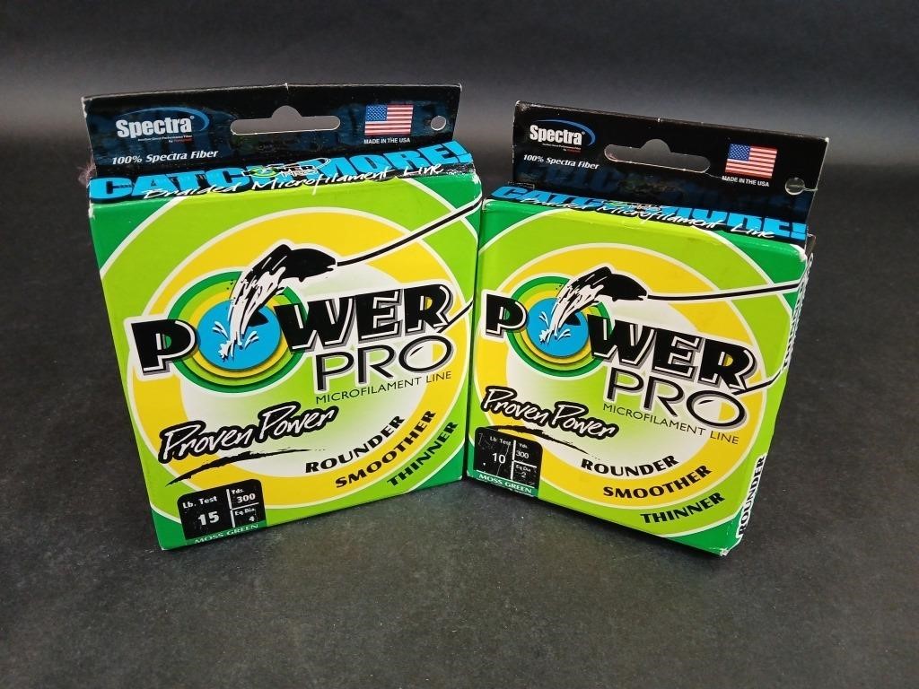 Two Power Pro Micofilament Line