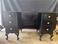 Retro Black Desk with Groovy Top!