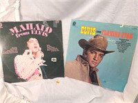 2 Elvis vinyl albums