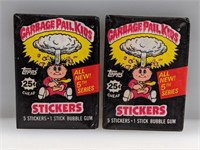 (2) 1986 GPK Garbage Pail Kids Series 5 Packs