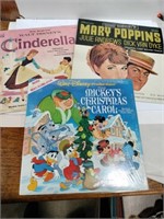 3 Walt Disney production story albums
