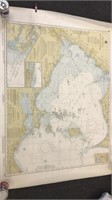 Large Map- Lake Erie (michigan / Ohio)