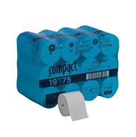 Compact 2-Ply Coreless Toilet Paper - 36 Rolls