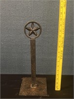 Metal Texas Star Paper Towel Holder