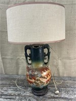 Satsuma Japanese table lamp *not perfect