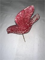 RED CERAMIC BIRD