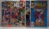 Comics Marvel Hulk #328, 335, 342, 347, 362 & 367