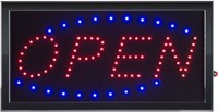 Lavish Home Open LED Sign- Lighted Neon Electric