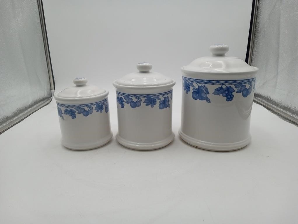 3 Pc Alacarte Kitchen canister Set