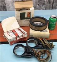 Vtg. auto parts - some new