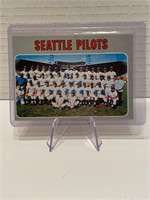 1970 Topps #713 Seattle Pilots Team Baseball Card
