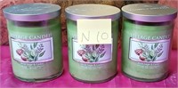 43 - NEW WMC LOT OF 3 CANDLES (N10)