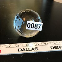 Faceted crystal ball