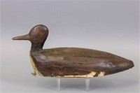 Early Merganser Duck Decoy by Unknown East Coast