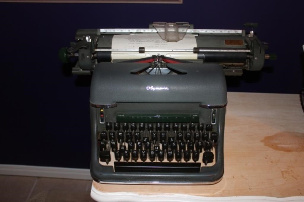 Vintage Olympia Typewriter