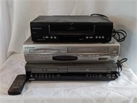 2 VHS/DVD Combo, VHS Player