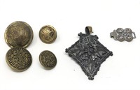 Victorian Chatelaine Civil War Buttons Veterans