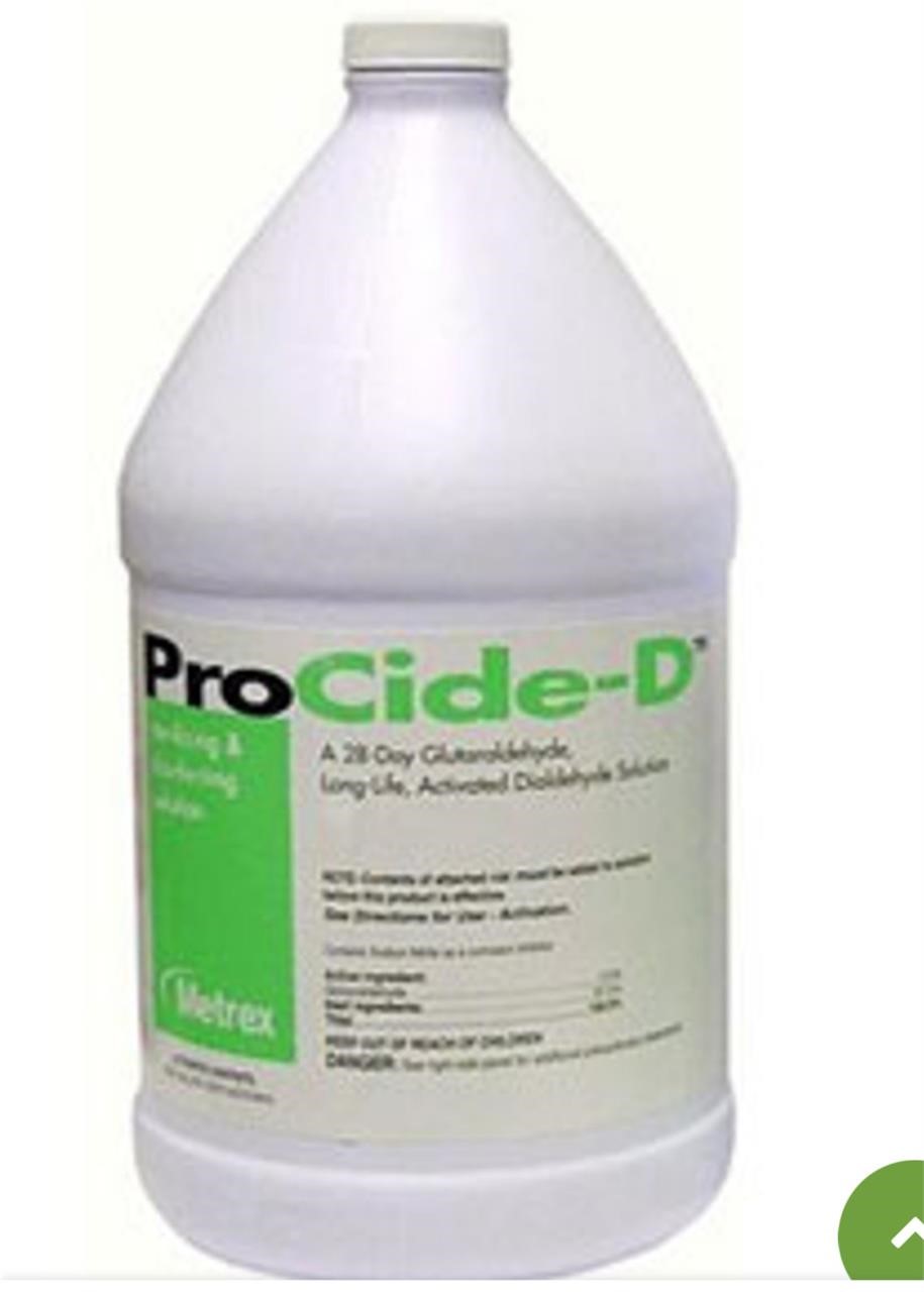ProCide D 2.5% Glutaraldehyde Sterilant Solution -