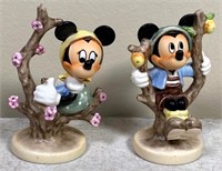 Goebel Hummel DISNEY Mickey & Minnie porcelain