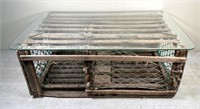 Lobster trap/ coffee table- VG cond.36x23x14" tall