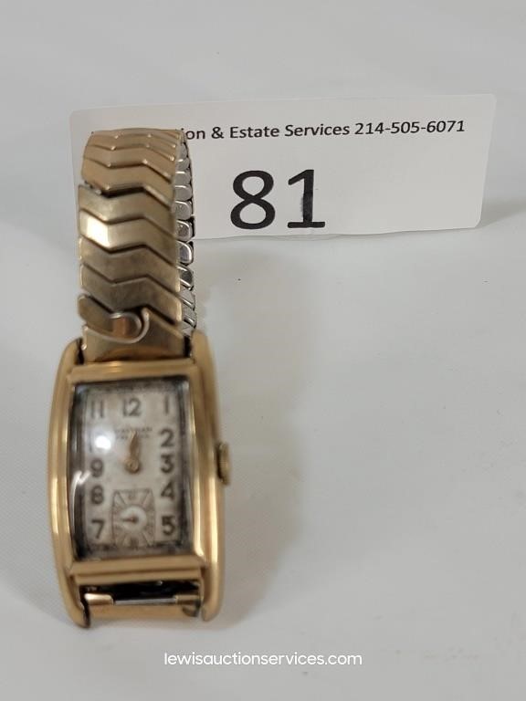 Vintage Waltham Premier Wrist Watch - Untested