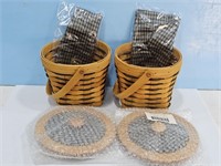 2 CRAWFORD BARN RAISNG LONGABERGER BASKETS