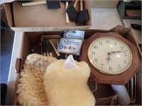 2" & 3" Brushes, Battery Clock, Paint Rollers, Etc