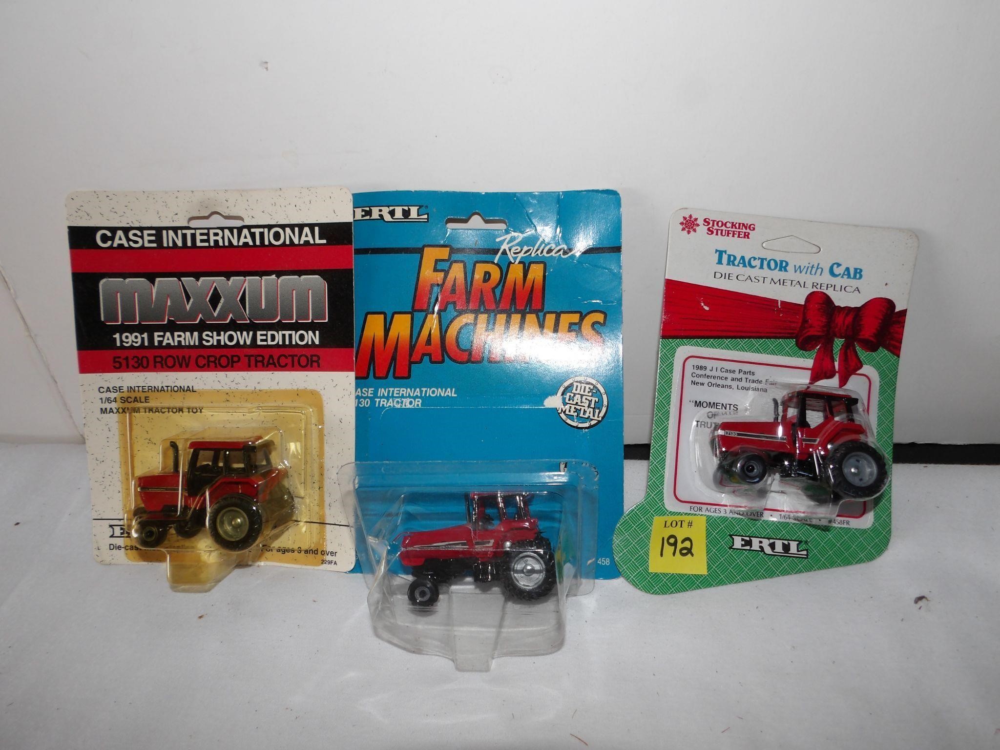 3-I.H. 1/64th Tractors