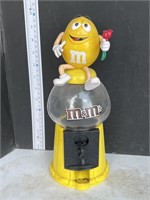 Plastic M&M candy dispenser
